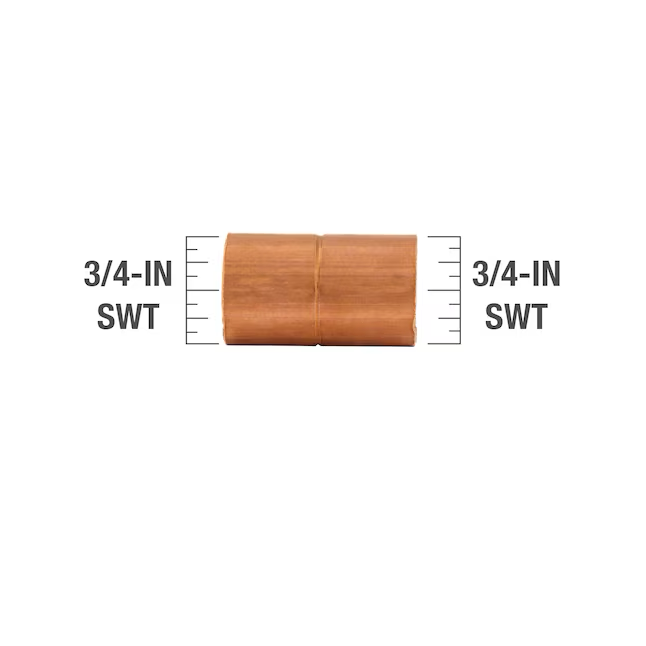 SABER SELECT 3/4-in Copper Rolled-Stop Coupling