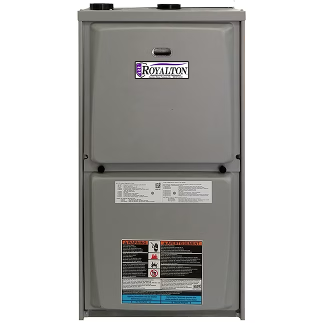 ROYALTON 110.000 BTU 96 % effizienter 2-stufiger Aufwärtsstrom- und Horizontal-Gasofen mit variabler Geschwindigkeit