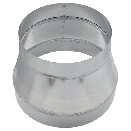 IMPERIAL 10-in 28 Gauge Galvanized Steel Round Duct Reducer