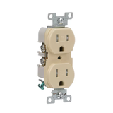 Eaton Arrow Hart 15-Amp 125-volt Tamper Resistant Residential/Commercial Duplex Outlet, Ivory