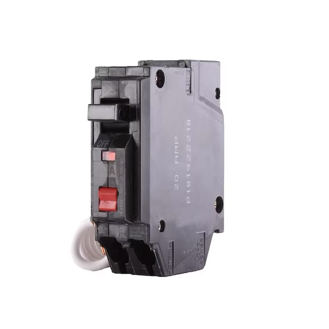 GE Q-Line THQL 20-amp 1-Pole Gfci Circuit Breaker