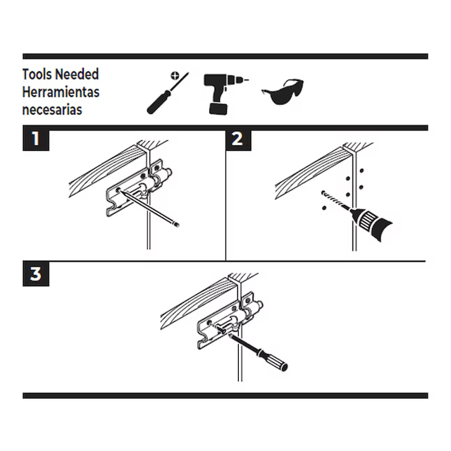 RELIABILT 2-in White Steel Barrel Bolt