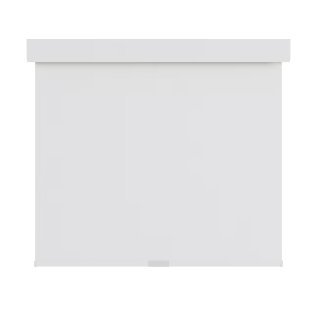 Allen + Roth Persiana enrollable inalámbrica para oscurecimiento de habitaciones, color blanco, 47 x 72 pulgadas