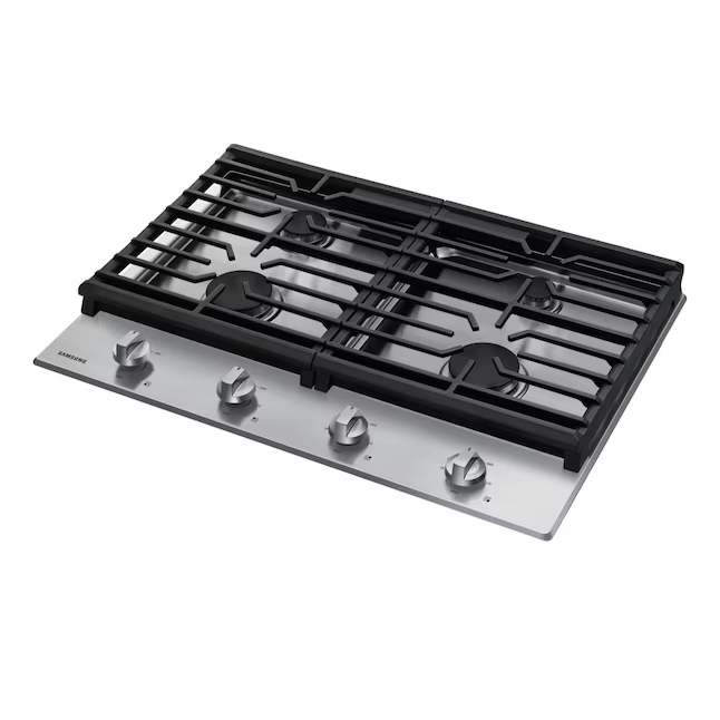 Samsung 30-in 4 Burners Stainless Steel Gas Cooktop