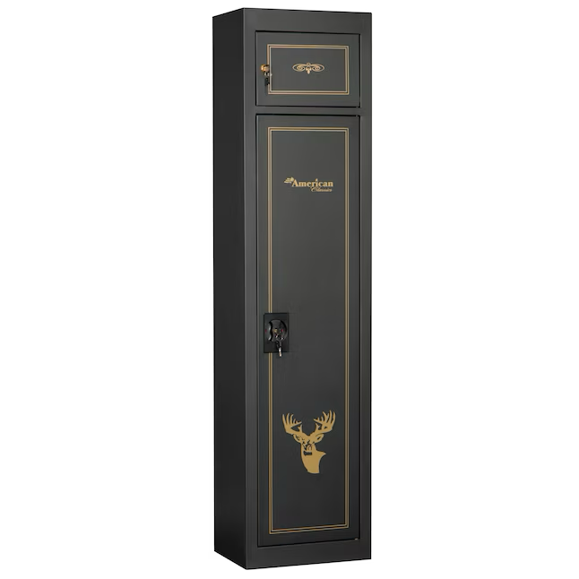 American Furniture Classics Gun security collection 5-Gun Keyed Gun Cabinet