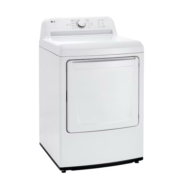 LG 7.3-cu ft Electric Dryer (White) ENERGY STAR