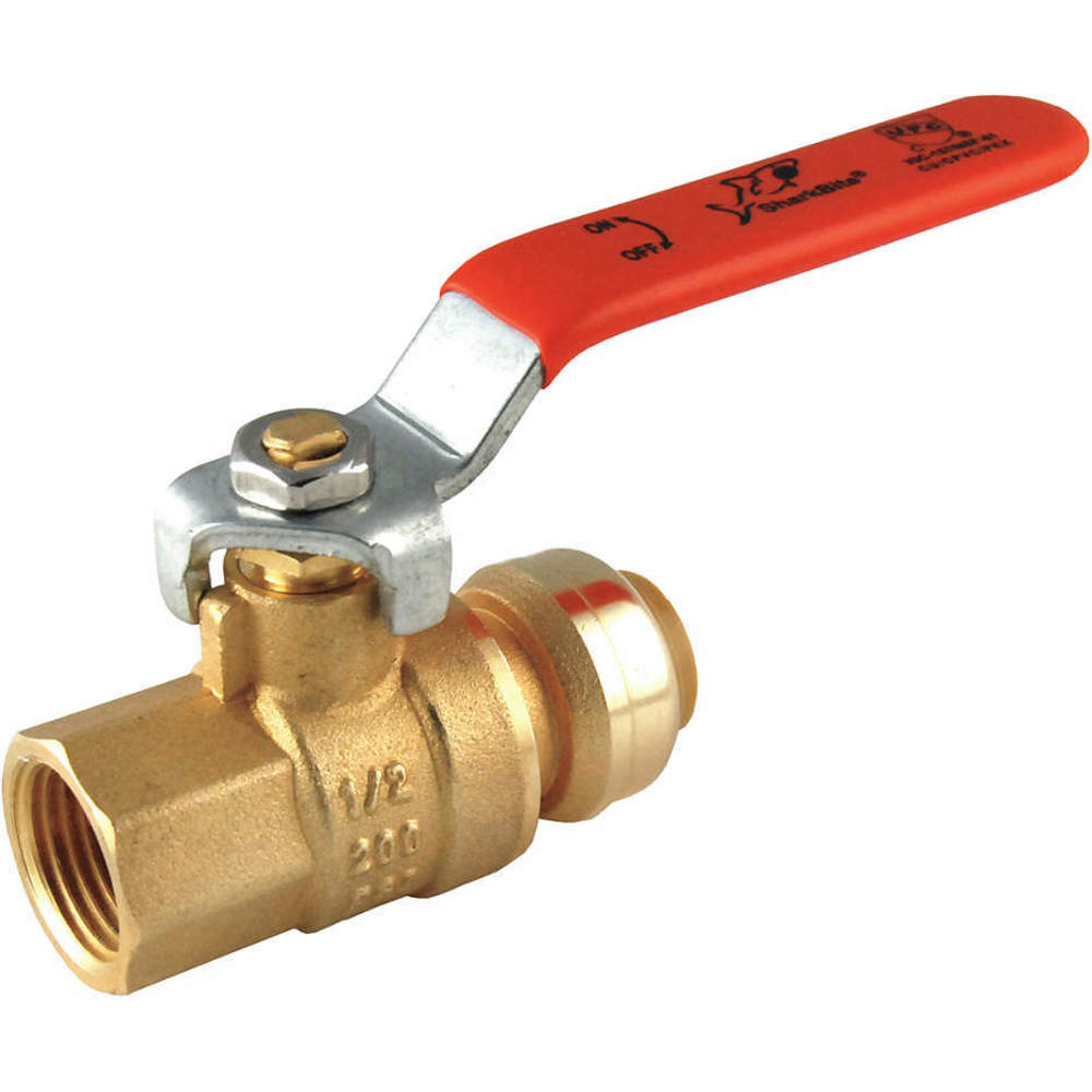 SharkBite 1/2 in. Push-to-Connect x FIP Brass Ball Valve