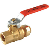 SharkBite 1/2 in. Push-to-Connect x FIP Brass Ball Valve