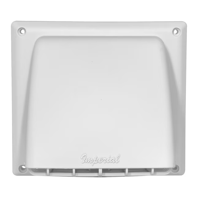 IMPERIAL 4-Inch Vent Cap PFRD with 3-Inch Pipe White