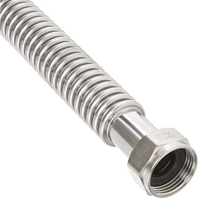 Charman Manufacturing 24-in Fip Inlet Fip Outlet Corrugated Stainless Steel Water Heater Connector