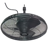 Harbor Breeze Valdosta Ventilador de techo negro para interiores y exteriores de 20 pulgadas (3 aspas)