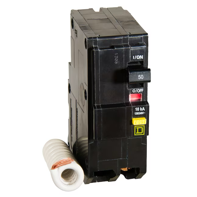 Square D QO 50-amp 2-Pole Gfci Circuit Breaker