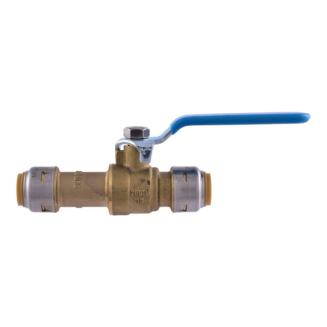 SharkBite Max 1/2 in. Brass Push-to-Connect Slip Ball Valve