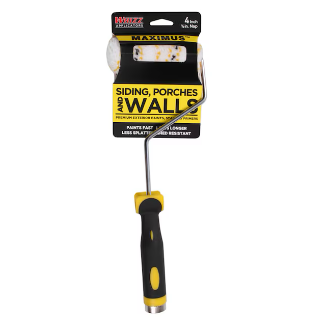 WHIZZ 4-in x 1/2-in Nap Jumbo MAXIMUS Siding, Porches, and Walls Polyamide Mini Paint Roller