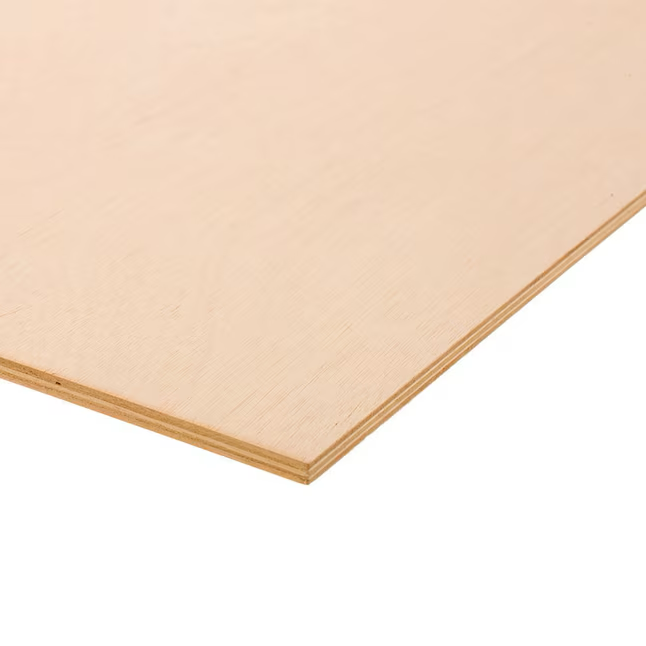 1/4-in x 2-ft x 4-ft Birch Sanded Plywood