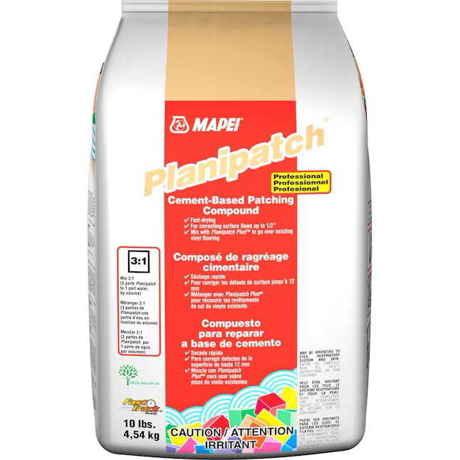 MAPEI Planipatch 10-lb Pulver-Spachtelschicht und Bodenflicken für den Innenbereich