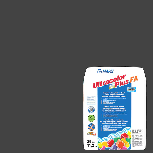 MAPEI Ultracolor Plus FA Black #5010 All-in-one Grout (25-lb)