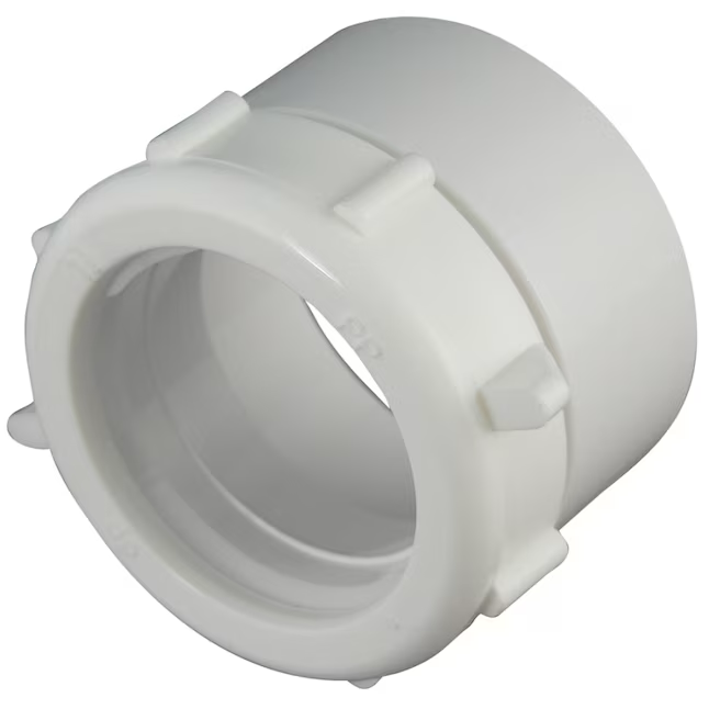 Conector de compresión de PVC Keeney de 1-1/2 pulgadas