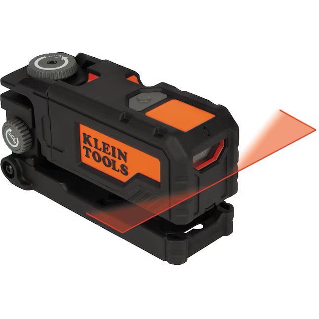 Klein Tools Red 35-ft Indoor/Outdoor Line Beam Line Generator Laser Level (Accessories Included)