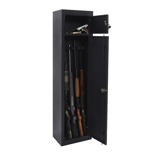 Colección de seguridad para armas American Furniture Classics Gabinete para armas con llave para 5 armas