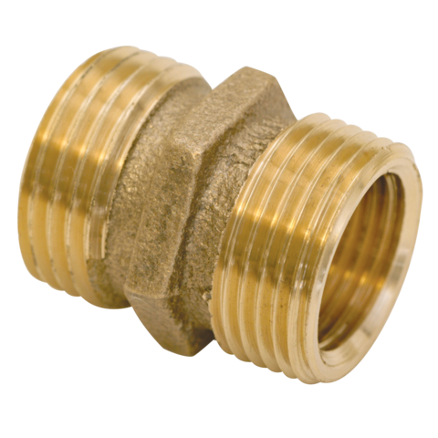 Eastman 3/4 in. MHT x 3/4 in. MIP Tapped 1/2 in. FIP Brass Hose-to-Pipe Adapter