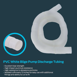 EZ-FLO 1-1/4-in ID x 6-ft PVC White Bilge Pump Discharge Tubing