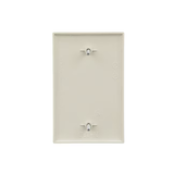 Eaton 1-Gang Midsize Light Almond Polycarbonate Indoor Blank Wall Plate