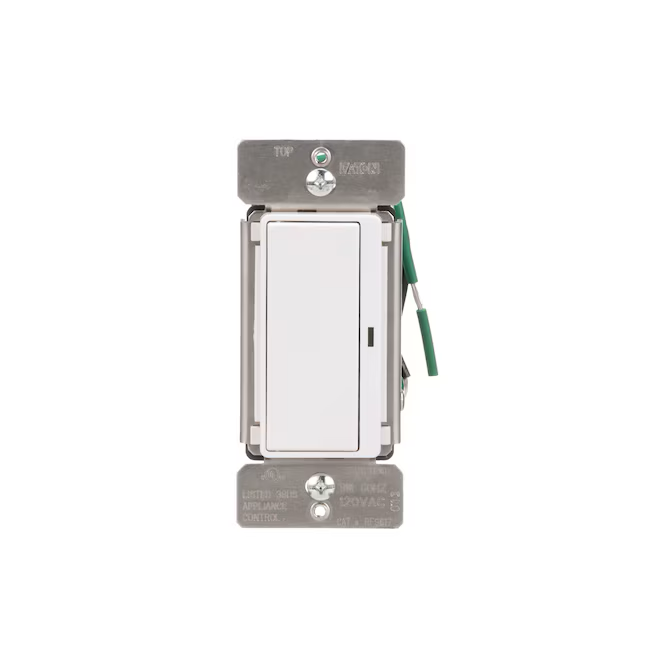 Eaton Z-Wave Plus Interruptor de luz complementario inteligente de 3 vías y 15 amperios, color blanco