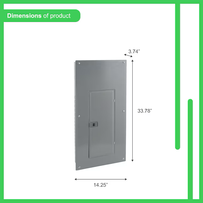 Square D Homeline Centro de carga neutral enchufable con disyuntor principal interior de 200 amperios, 30 espacios y 60 circuitos (paquete económico)