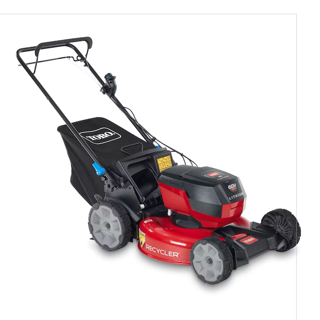 Toro Recycler 60-volt Max 21-in Cordless Push Lawn Mower 4 Ah (Battery and Charger Included)