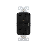 Eaton 20-Amp 125-volt Tamper Resistant GFCI Residential Decorator Outlet, Black