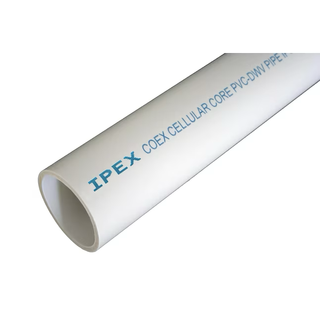 Tubería con núcleo de espuma IPEX de PVC DWV de 3 pulgadas x 20 pies