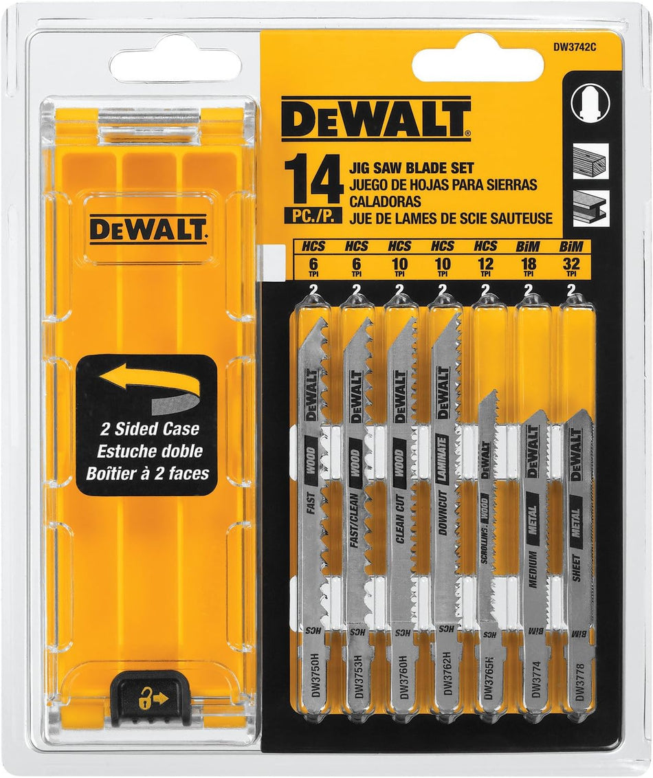 DEWALT Set T-shank Bi-metal Blade Set (14-Pack)