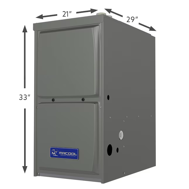 Horno de gas de flujo descendente MRCOOL 96 % AFUE 90 000 BTU