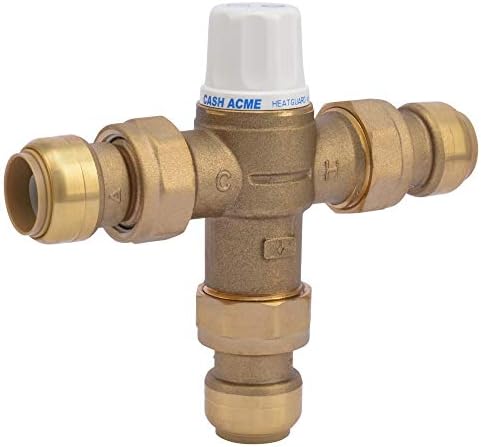 SharkBite 3/4 in. Brass Heat Guard 160 Thermostatic Mixing Valve