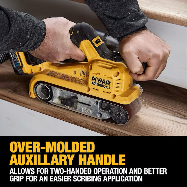 DEWALT XR 20-Volt Brushless Cordless Belt Sander with Dust Management (Bare Tool)