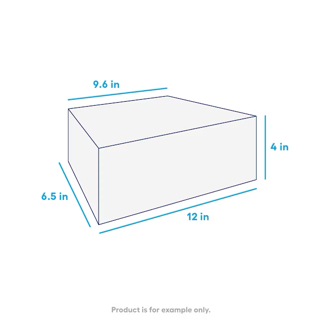 4-in H x 12-in L x 6.5-in D Jaxon Concrete Retaining Wall Block