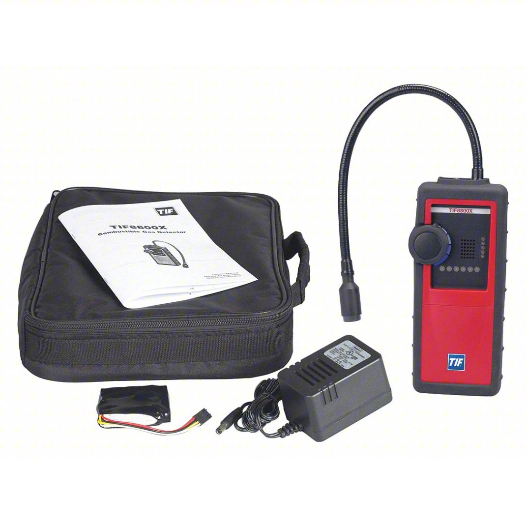 TIF Combustible Gas Detector: Detects Combustible Gases, Audible/LED Indicator