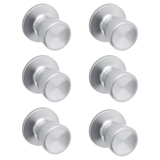 RELIABILT Gallo Stainless Steel Interior Hall/Closet Passage Door Knob Contractor Pack (6-Pack)