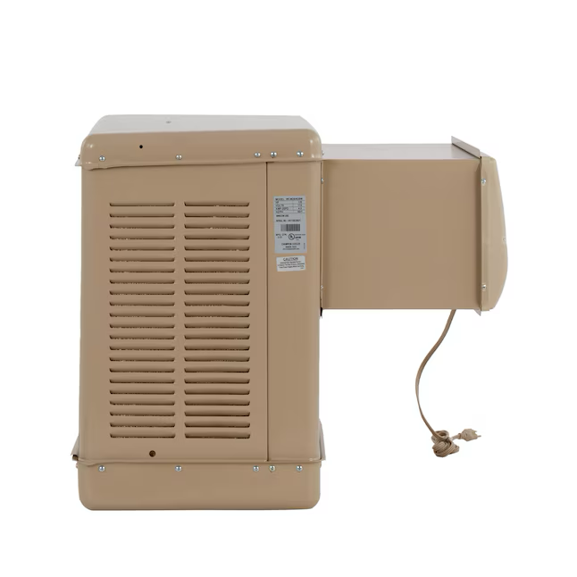 Essick Air 2800-CFM Enfriador evaporativo de ventana para exteriores de 2 velocidades para 600 pies cuadrados (motor incluido)