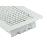 RELIABILT 4-in x 14-in Steel White Floor Register