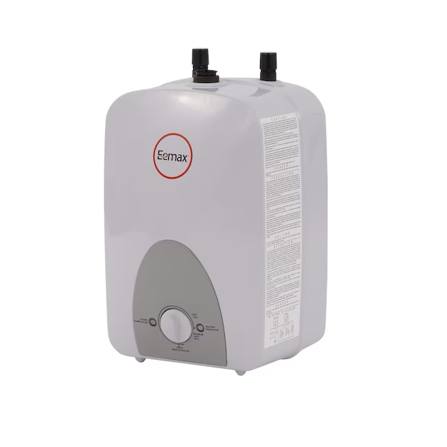 Eemax Mini-Tank, 1 Gallone, kurz, 5 Jahre eingeschränkte Garantie, 1400-Watt-Elektro-Warmwasserbereiter mit 1 Element am Einsatzort 