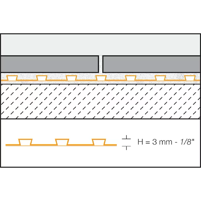 Schluter Systems Ditra 150-sq ft Polyethylene Waterproofing Tile Membrane