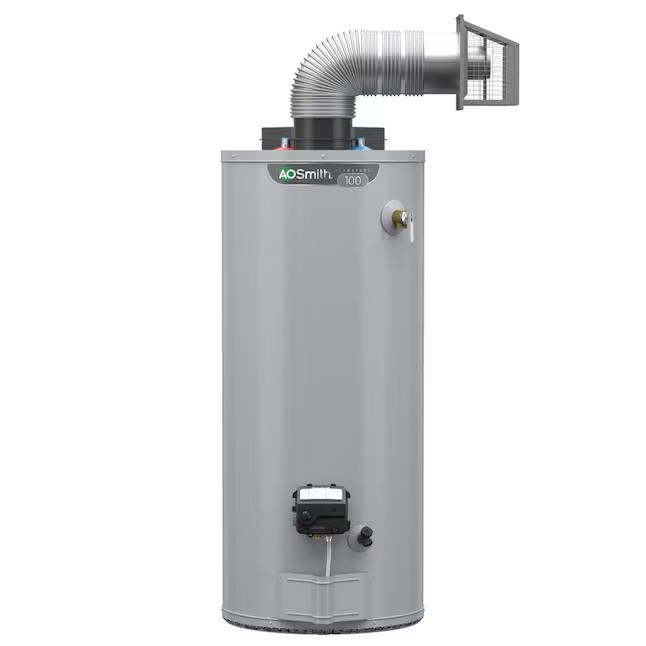 A.O. Smith Signature 100 40-Gallon Short 6-year Warranty 38000-BTU Direct Vent Natural Gas Water Heater