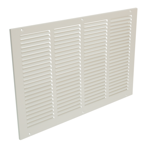 EZ-FLO Rejilla de aire de retorno de acero de 20 pulgadas x 12 pulgadas (tamaño de conducto), color blanco