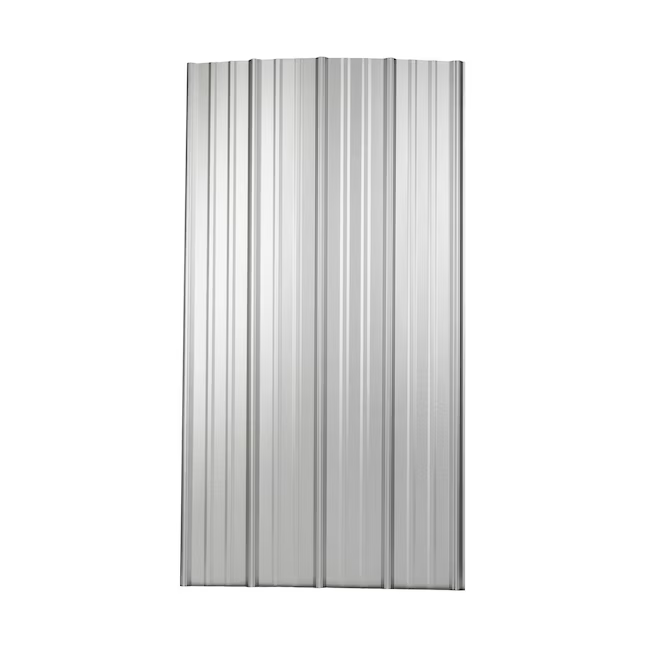 Metal Sales 3-Feet x 8-Feet Ribbed Galvalume Steel Roof Panel