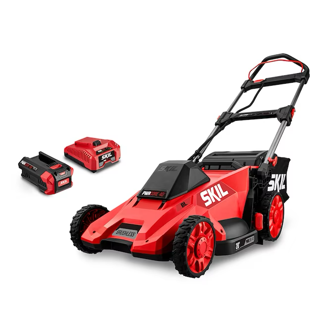 SKIL PWR CORE 40-volt 20-in Cordless Push Lawn Mower 5 Ah (Battery and Charger Included)