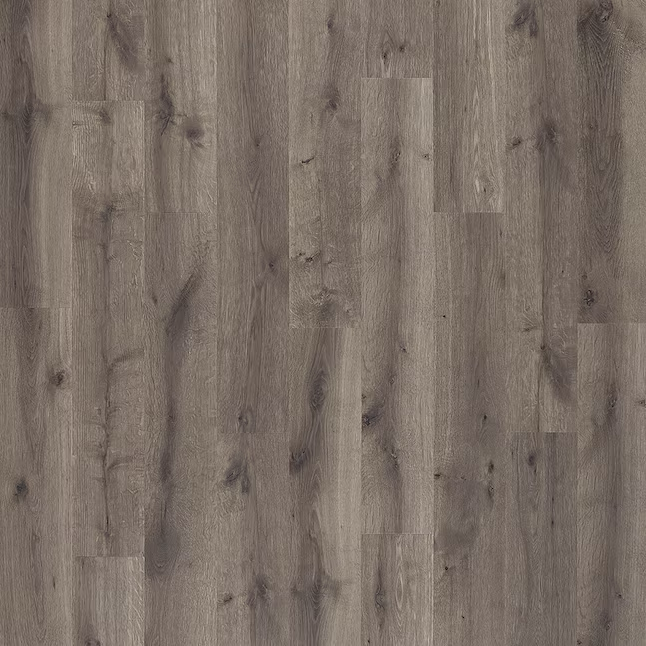 Pergo TimberCraft +WetProtect with Underlayment Attached Ruxin Oak 12-mm T x 7-1/2-in W x 47-1/4-in L Waterproof Wood Plank Laminate Flooring