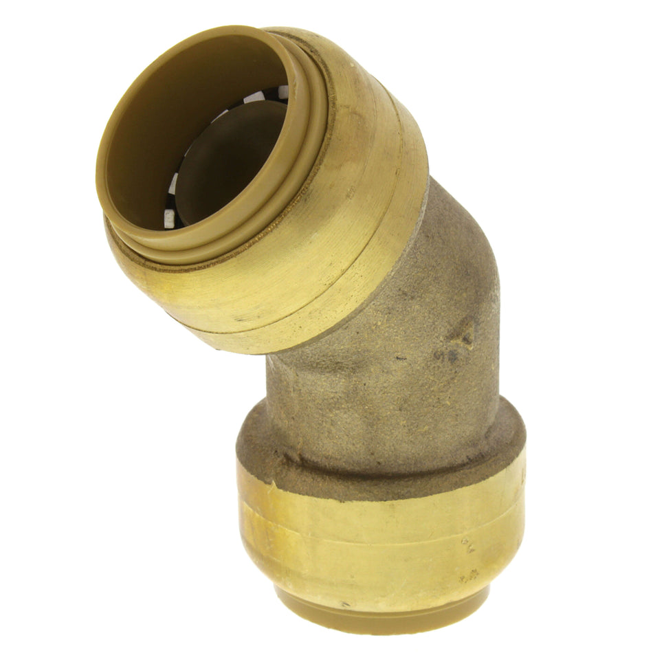 SharkBite 3/4 in. x 3/4 in. Brass Push 45° Elbow