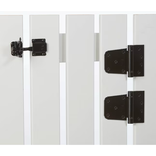 National Hardware 3-1/2-in Black Gate Hardware Kit